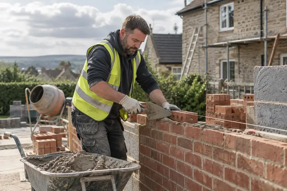 Photograph of Bricklayers