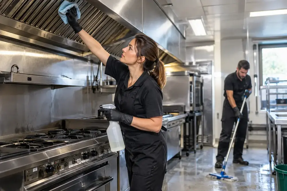 Photograph of Commercial Kitchen Deep Cleaners