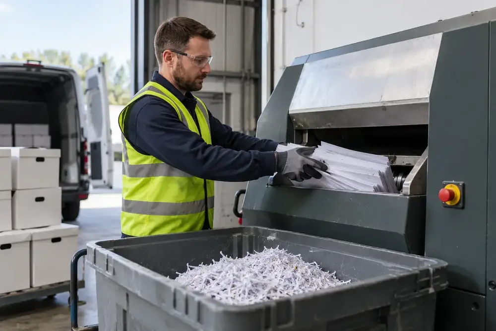 Photograph of Confidential Shredding Services