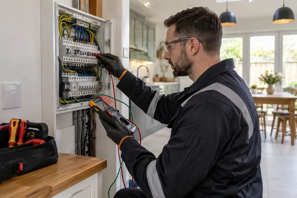 Photograph of EICR Inspectors