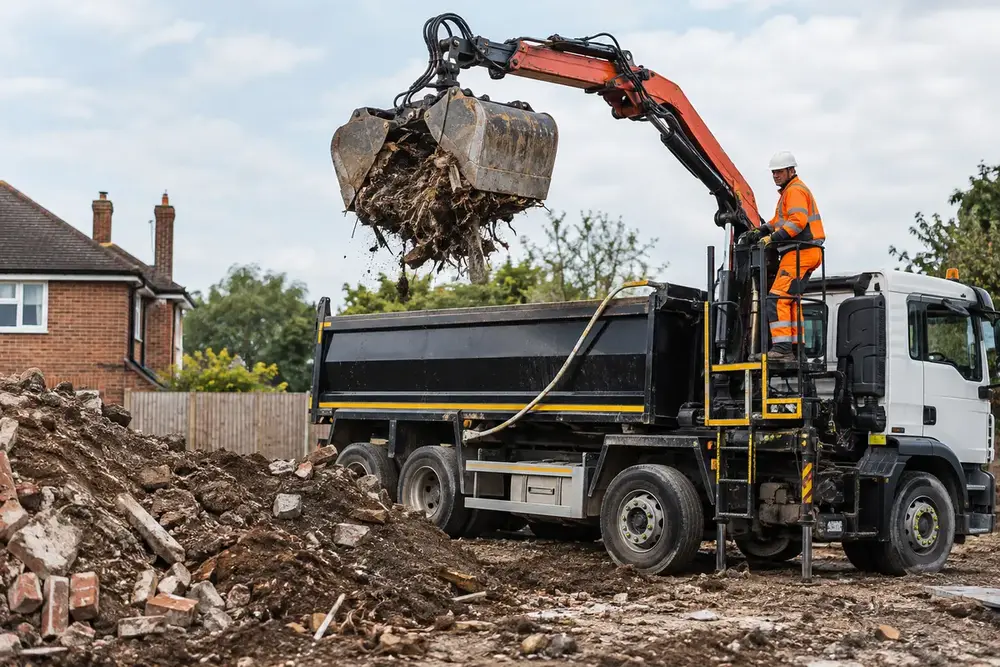 Photograph of Grab Hire Services