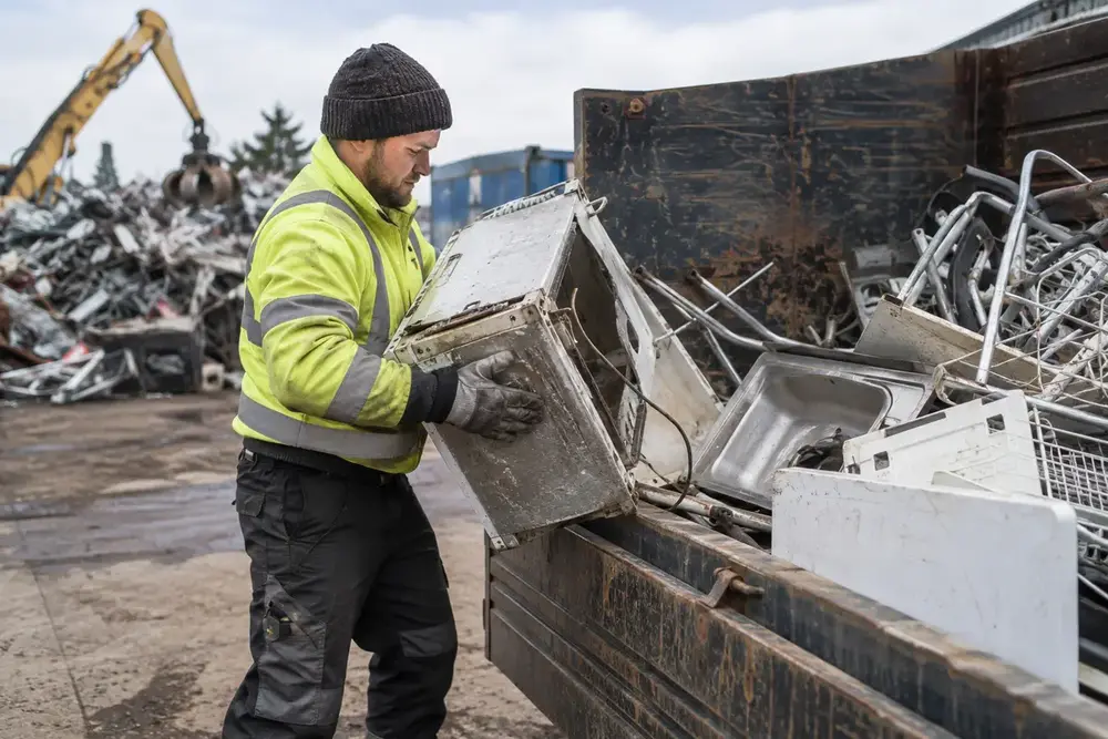 Photograph of Scrap Metal Collectors