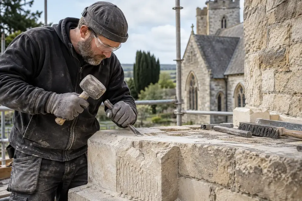 Photograph of Stonemasons