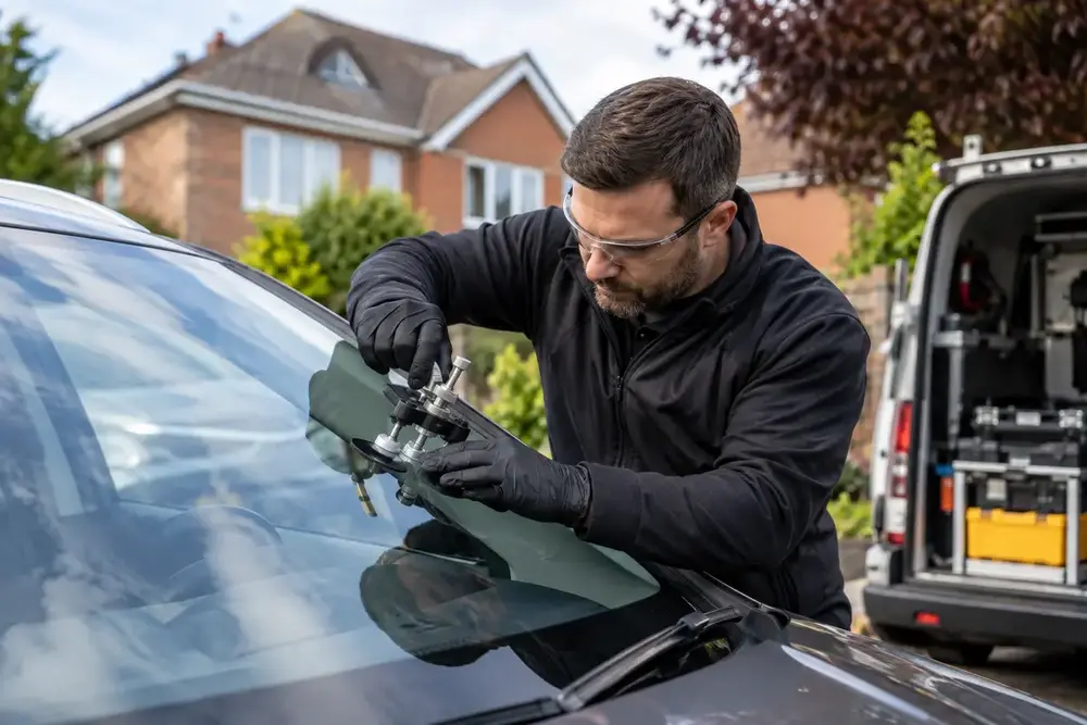 Photograph of Windscreen Repair Technicians